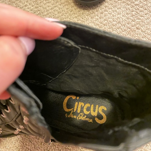 Women’s Black Combat Boots - Picture 8 of 9